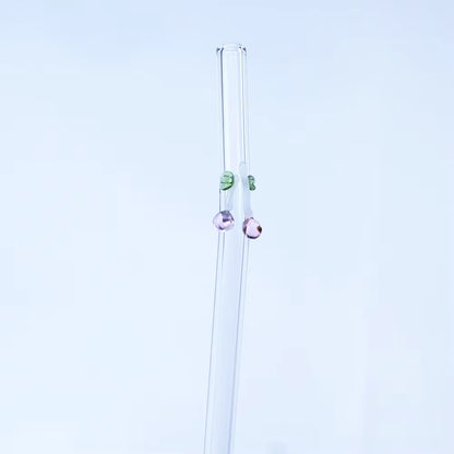 Cherry Glass Straws